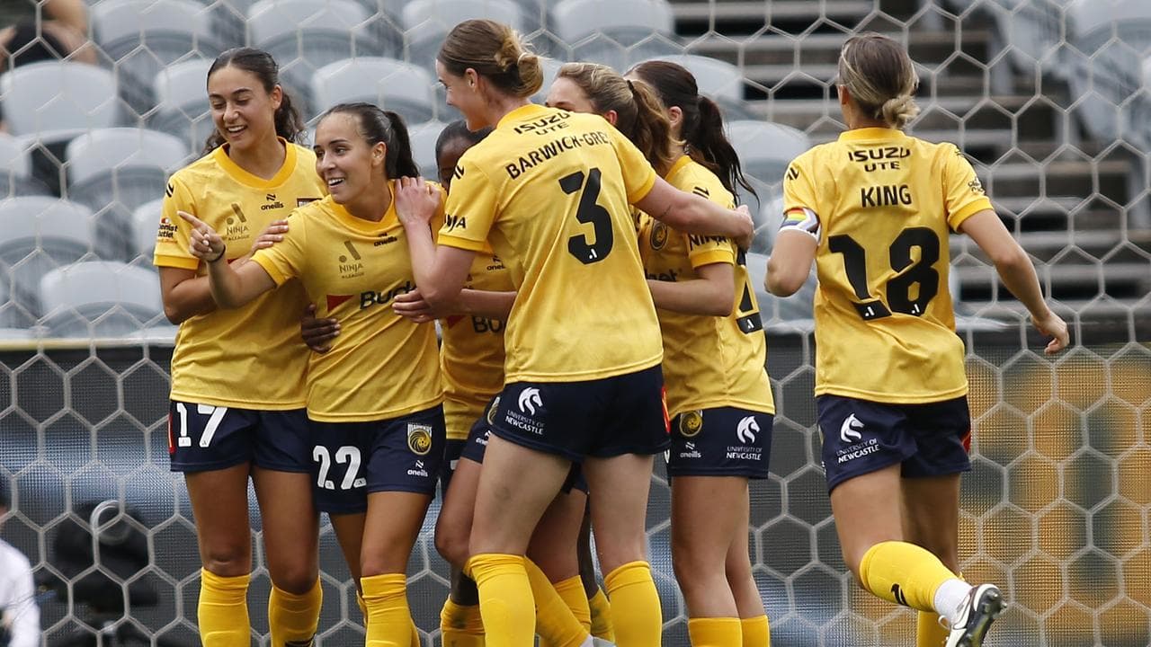 Celebrating Central Coast players.