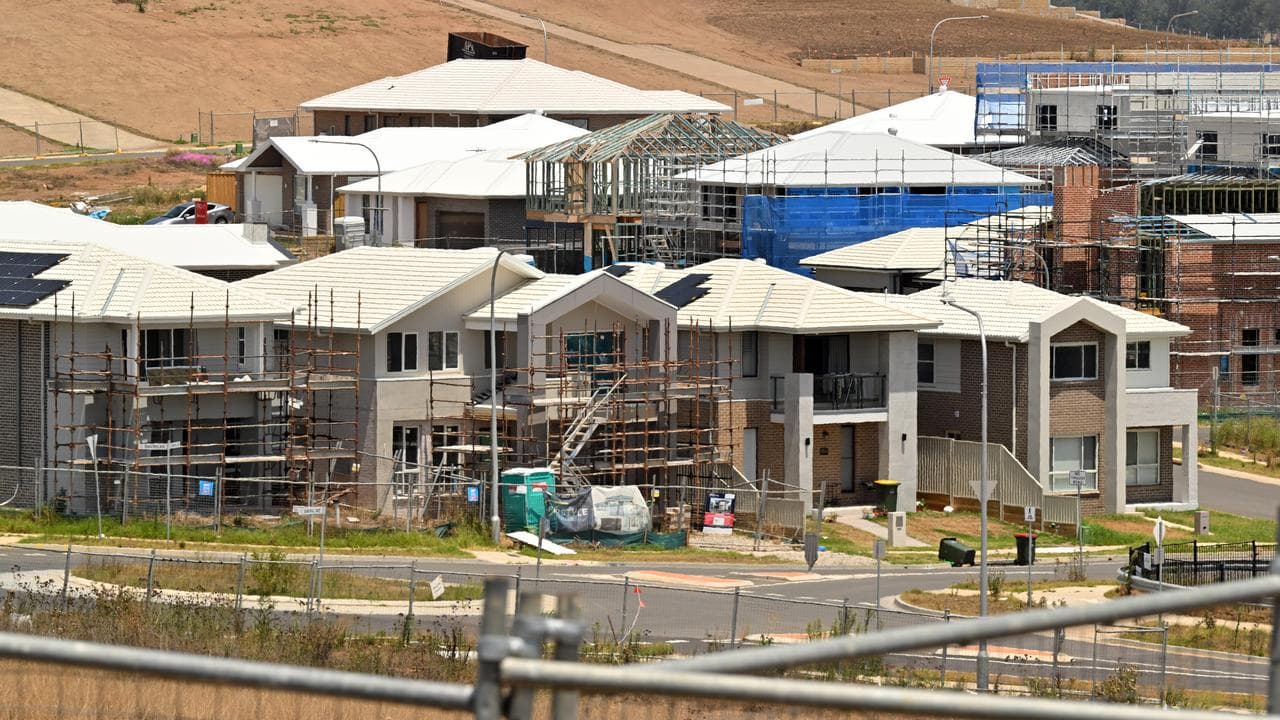 New houses in a housing estate (file image)