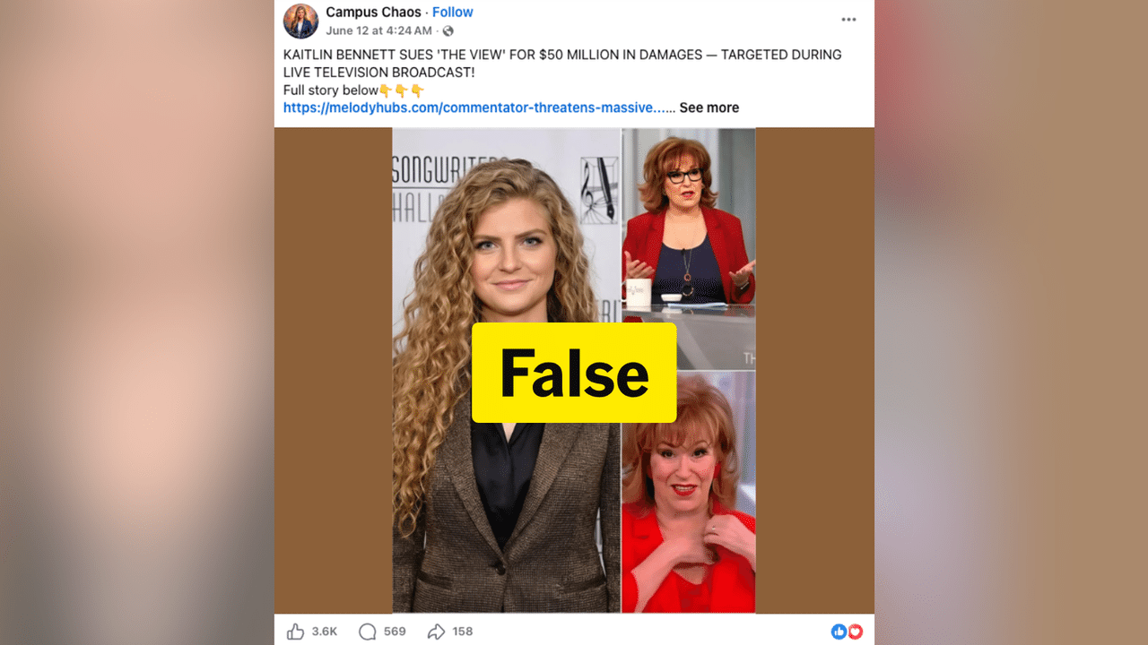 A screenshot of a Facebook post.