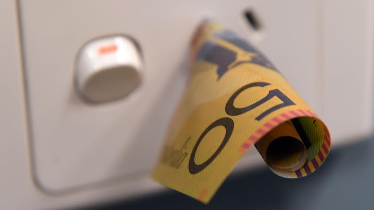A $50 note inserted into a power point (file image)