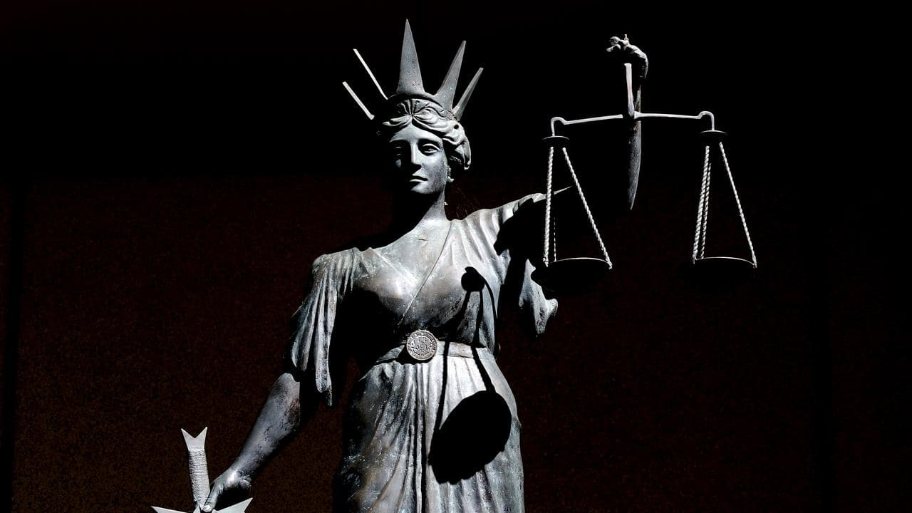 A statue of 'Lady Justice' or Themis (file image)