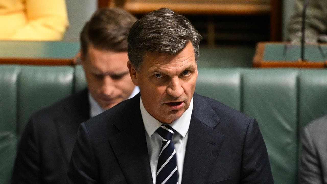 Opposition Leader Angus Taylor