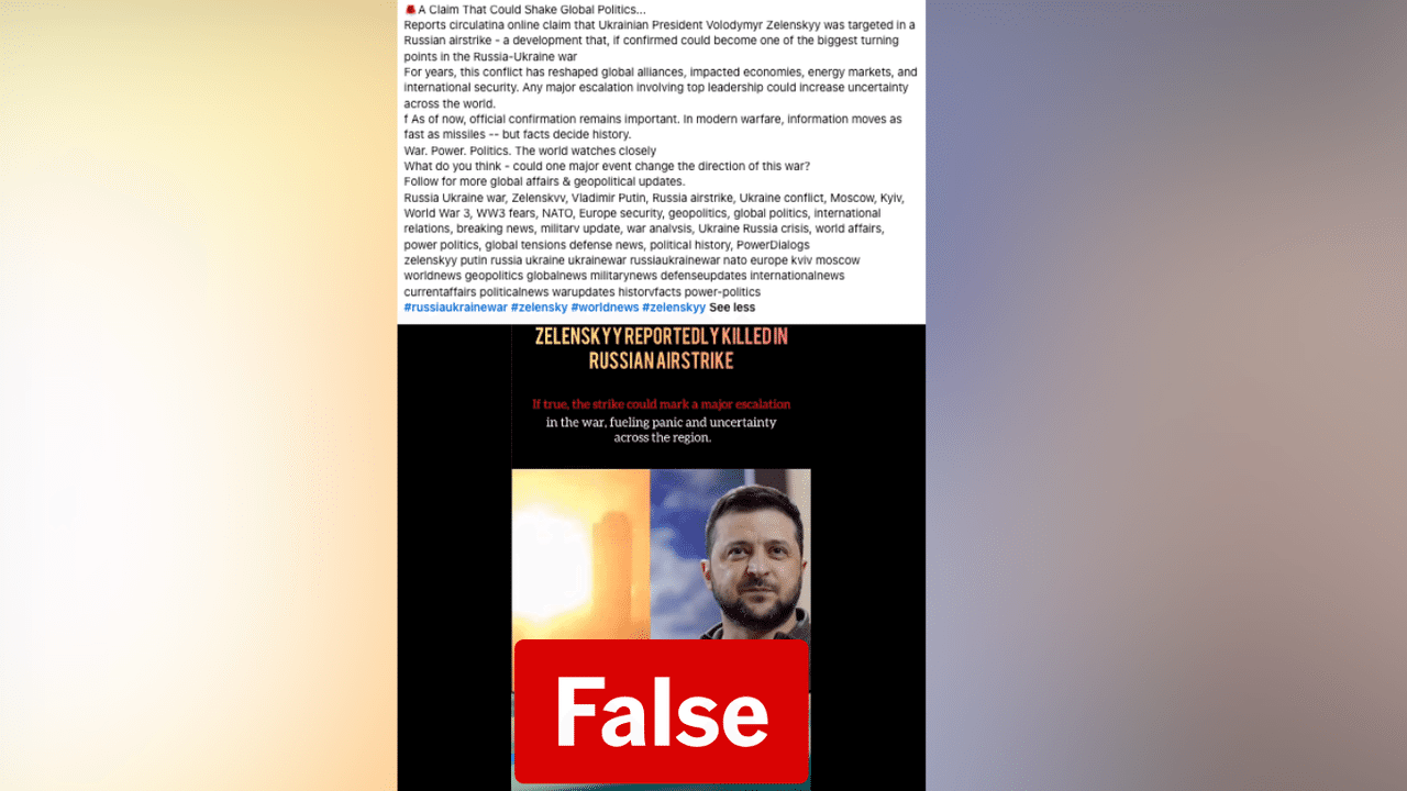 A clip illustrating the false claim is more than a decade old. 