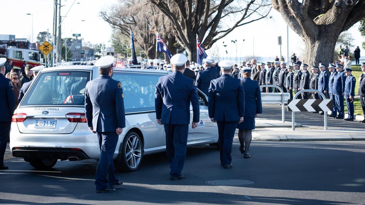 Keith Smith's funeral (file)