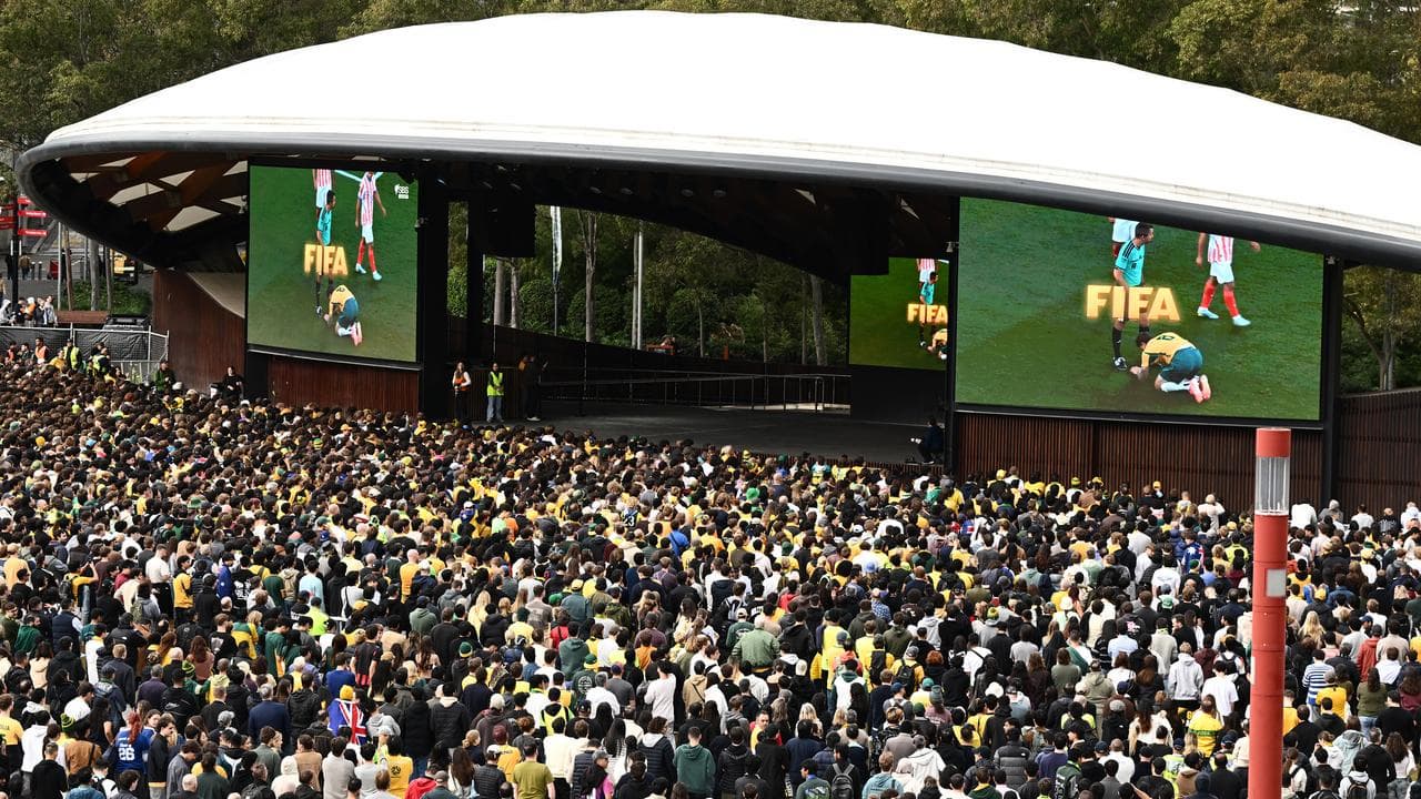 Socceroos fans.