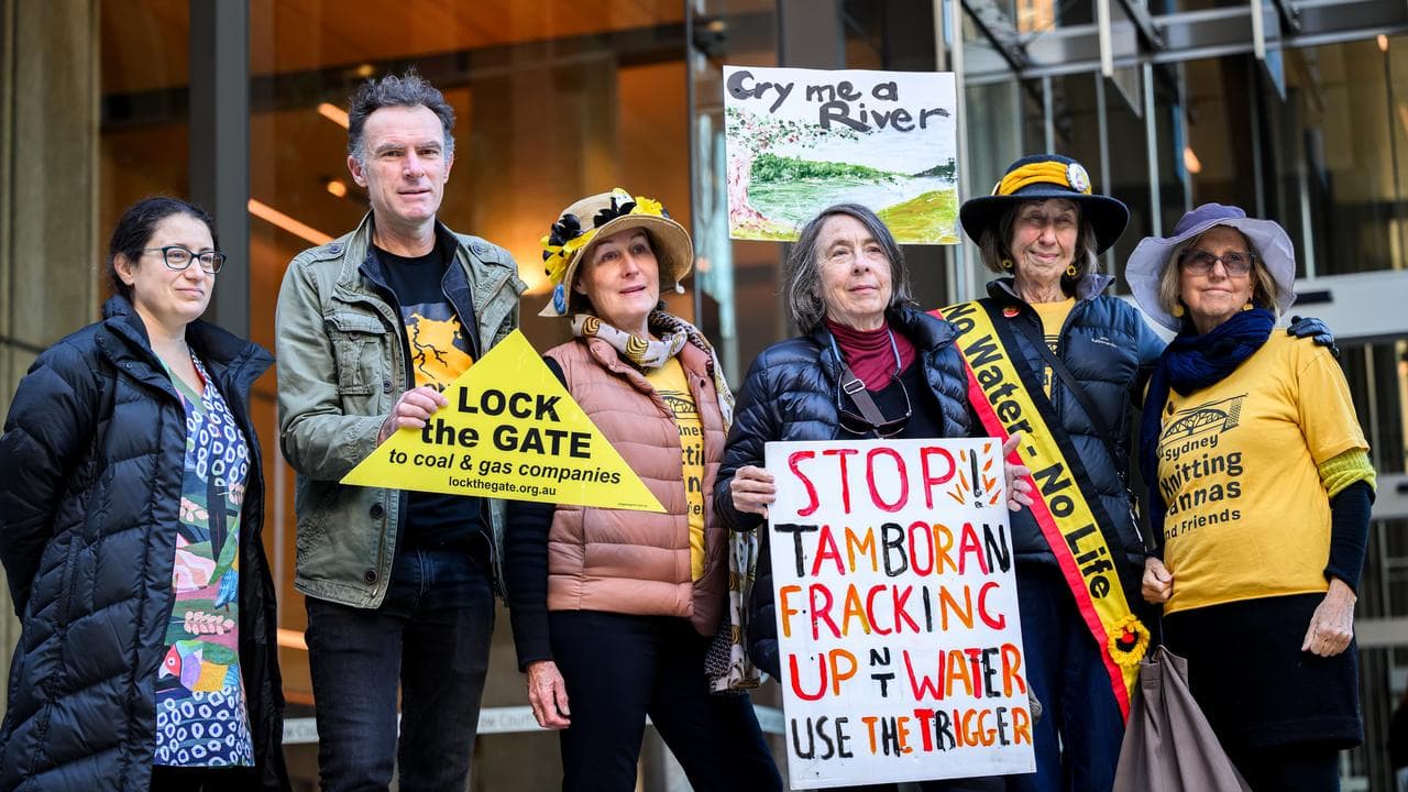 Lock the Gate Alliance supporters (file)