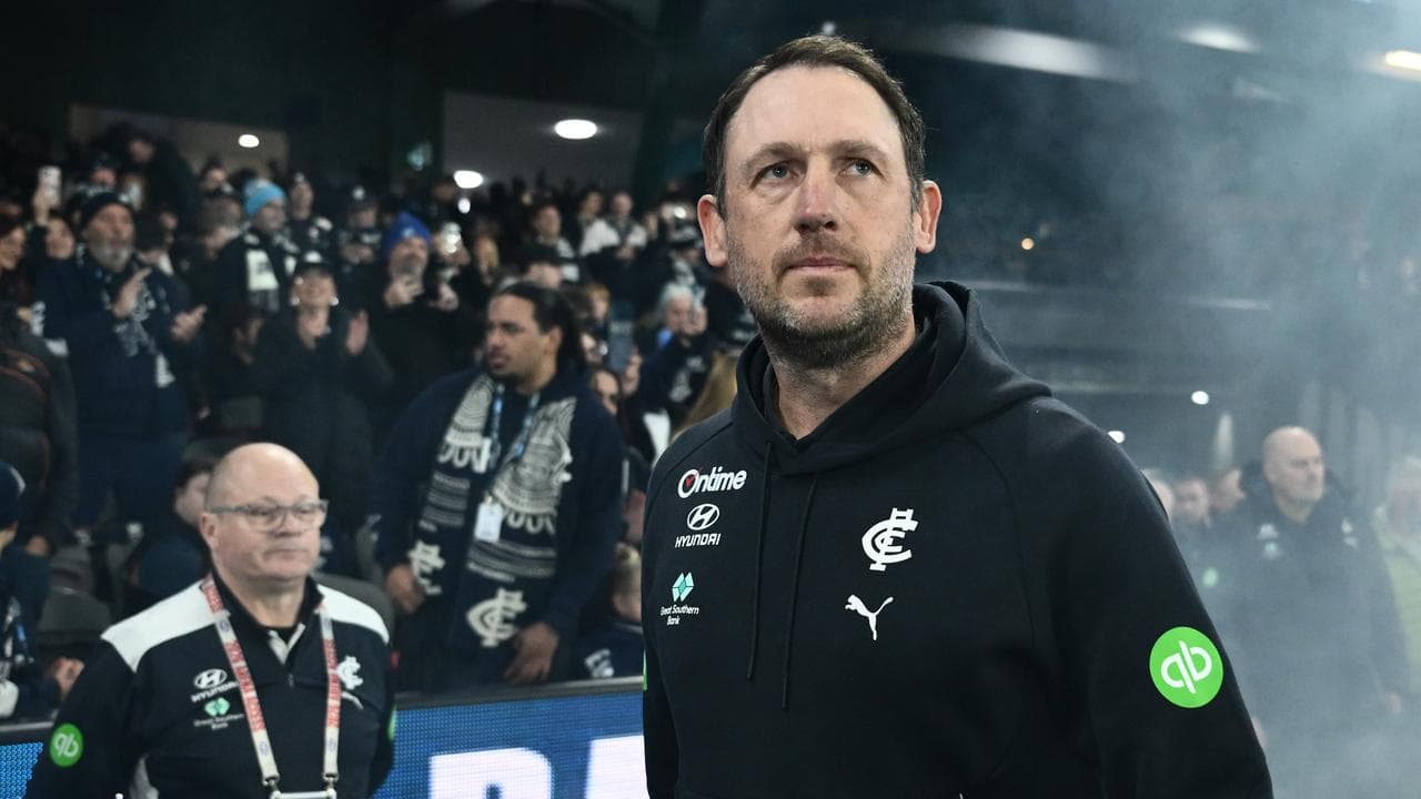 Carlton interim coach Josh Fraser