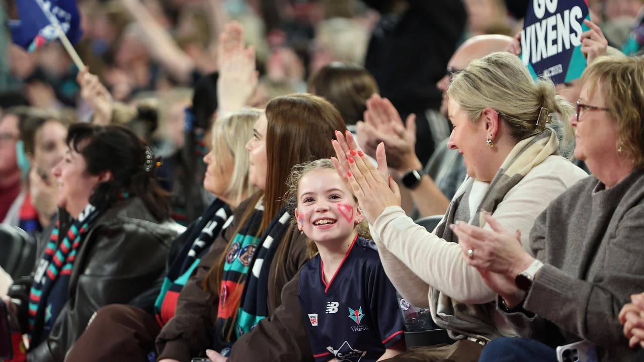 Super Netball fans.