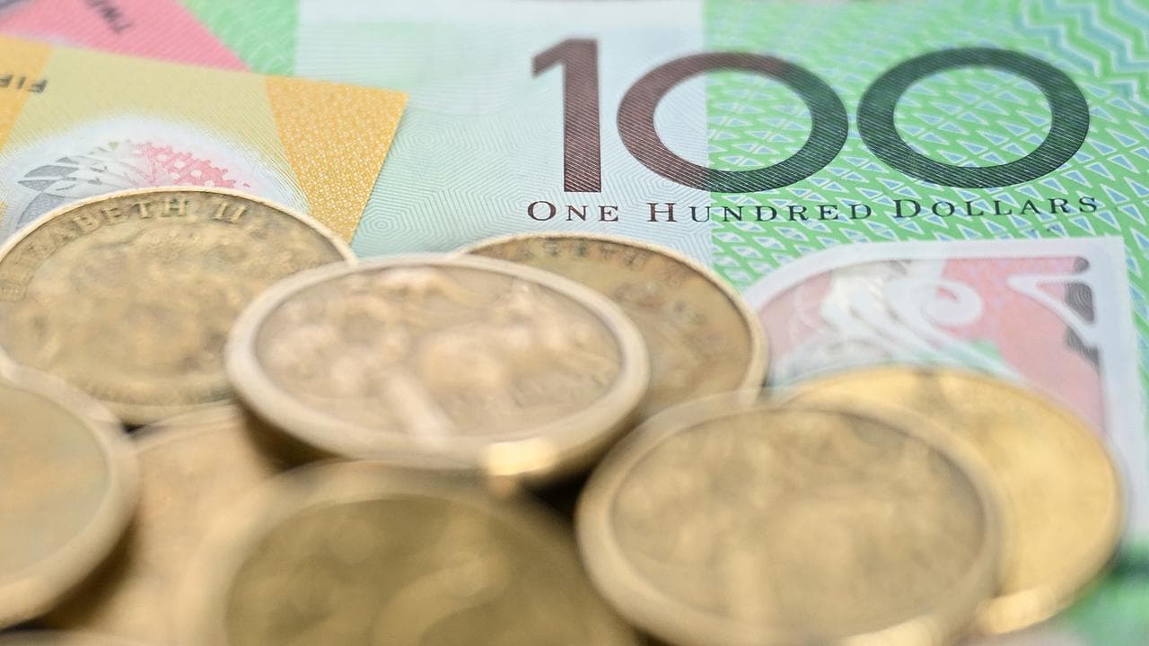 Australian dollar coins and banknotes (file image)
