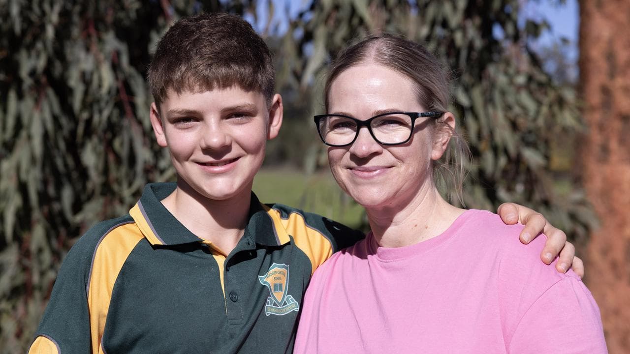 Dusty with his mother Sarah Langby