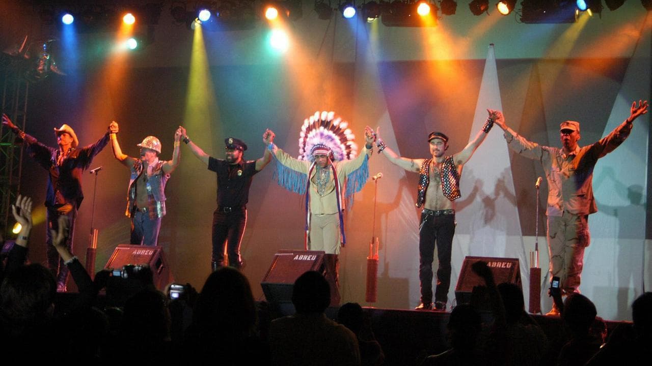 US rock band Village People during a concert in Mexico City in 2004