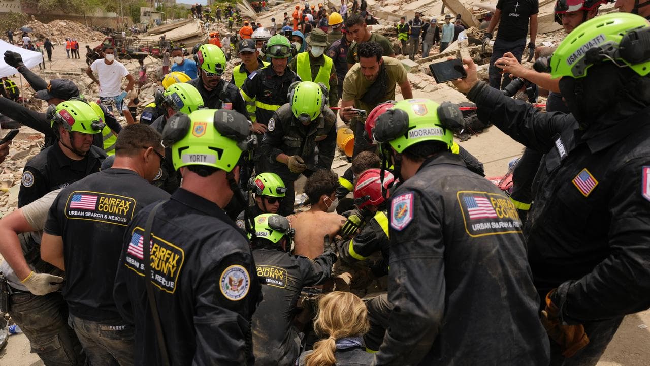 Venezuela earthquake rescue
