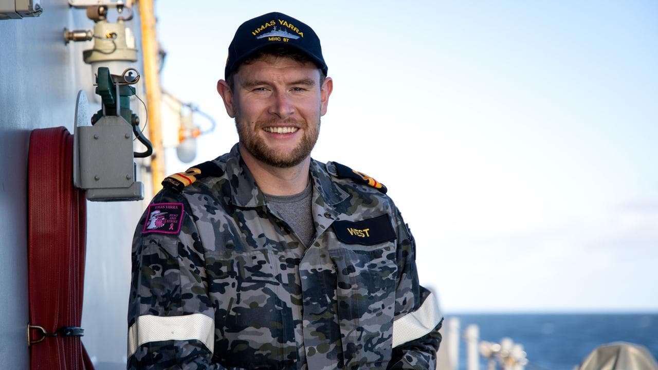 Royal Australian Navy Medical Officer Lieutenant Jake West