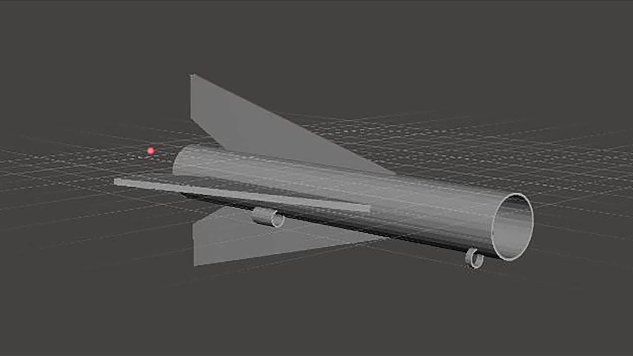 Rocket image tendered in the court case (file)