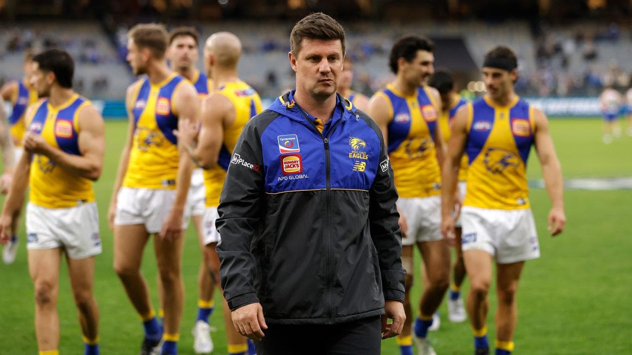 Eagles coach Andrew McQualter