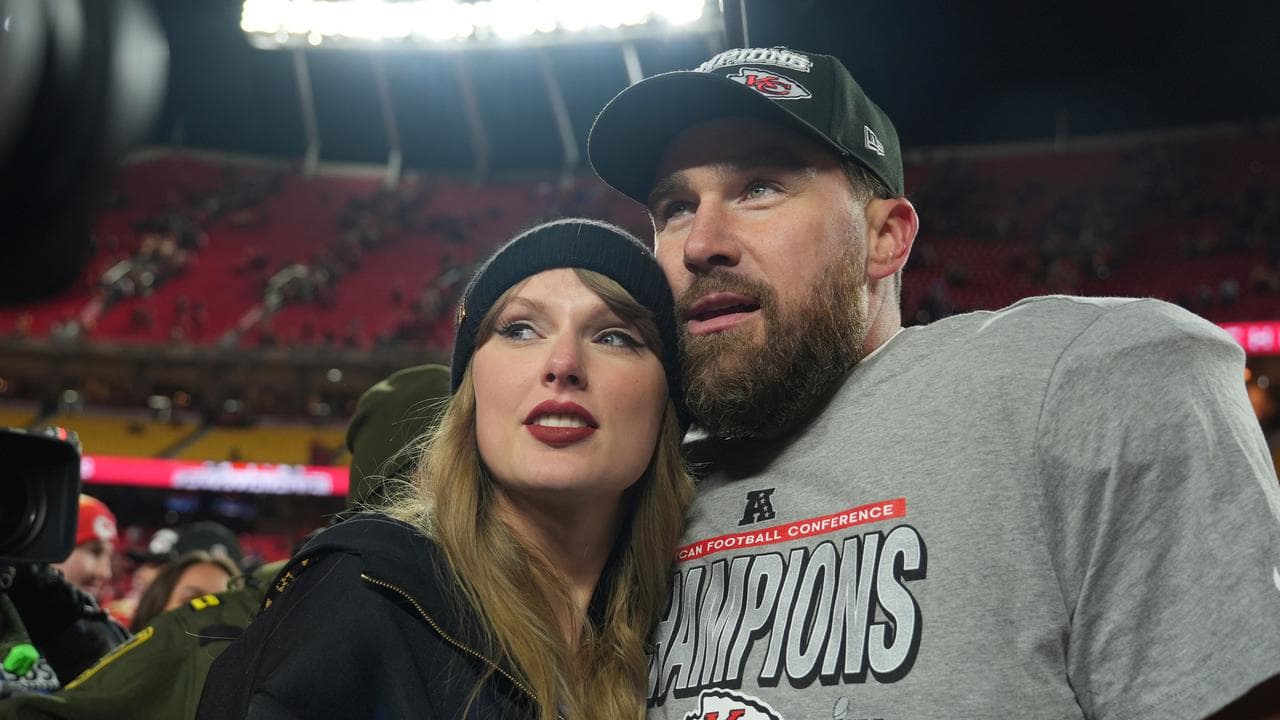 Taylor Swift and Travis Kelce