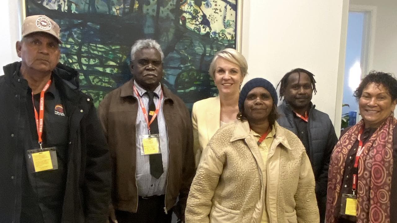 First Nations delegates during a visit to Canberra