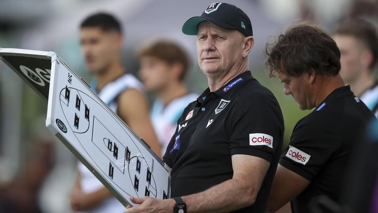 Former Port Adelaide coach Ken Hinkley 