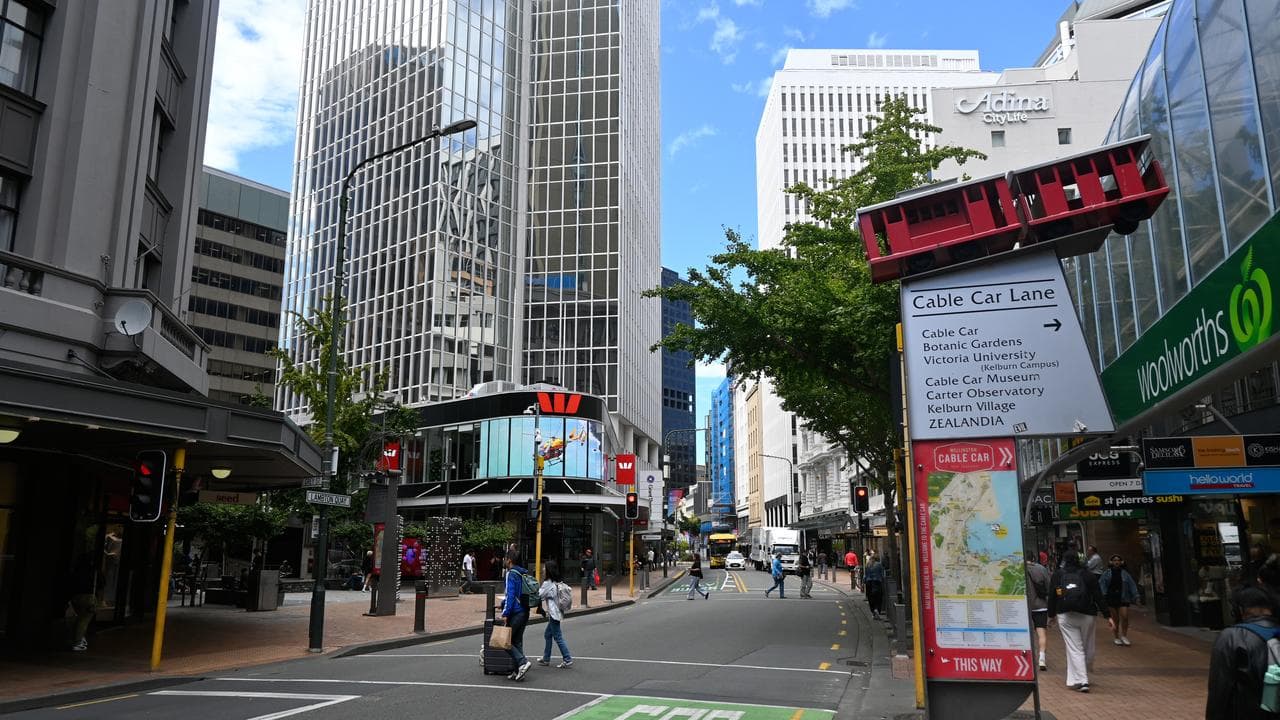Wellington city centre