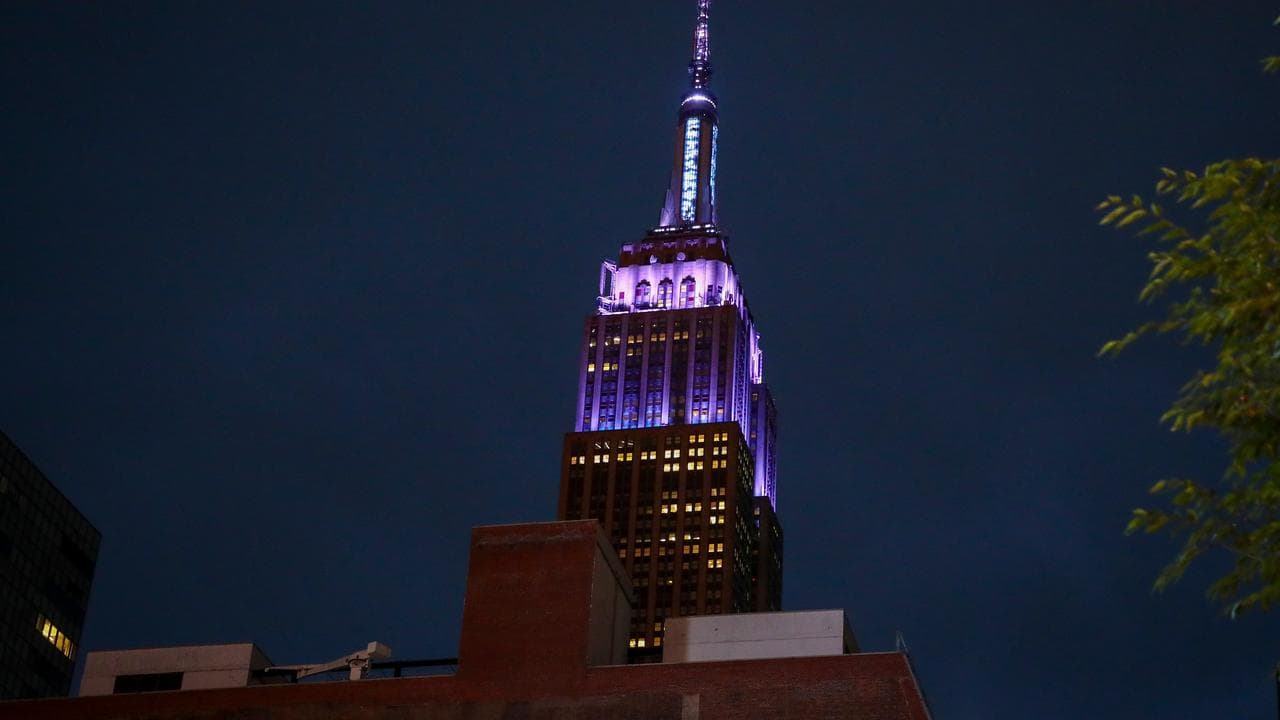 The Empire State Building viewed from Madison Square Garden