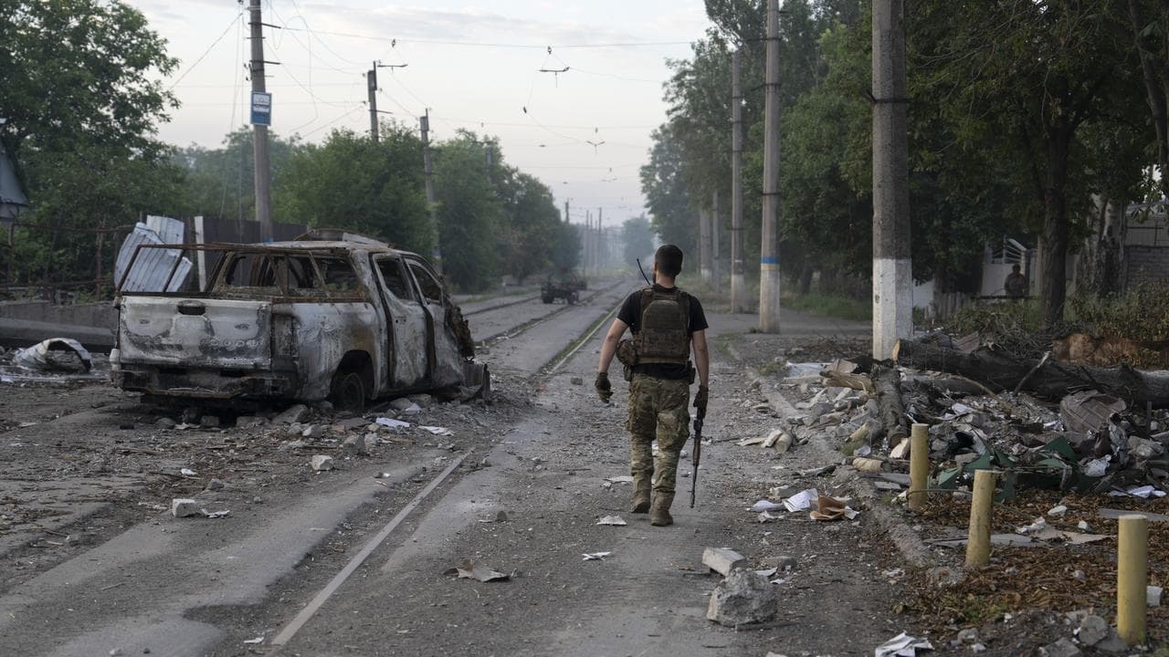 Ukrainian soldiers