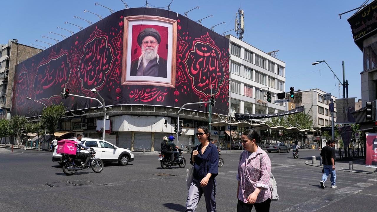 Pedestrians in Tehran