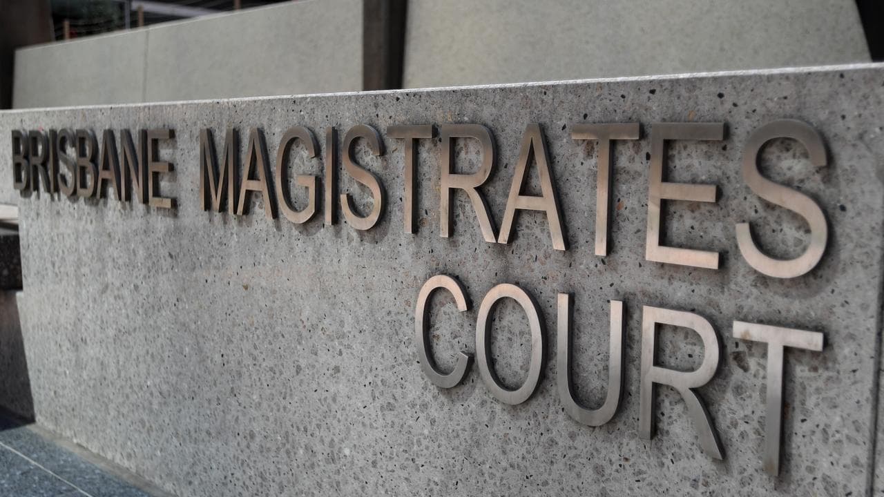 Signage for Brisbane Magistrates Court (file image)