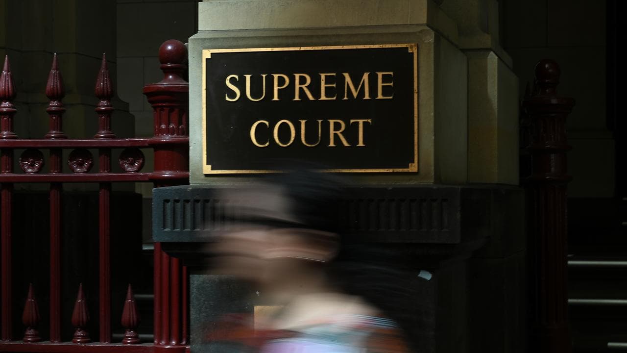 Signage outside the Supreme Court of Victoria (fileimage)