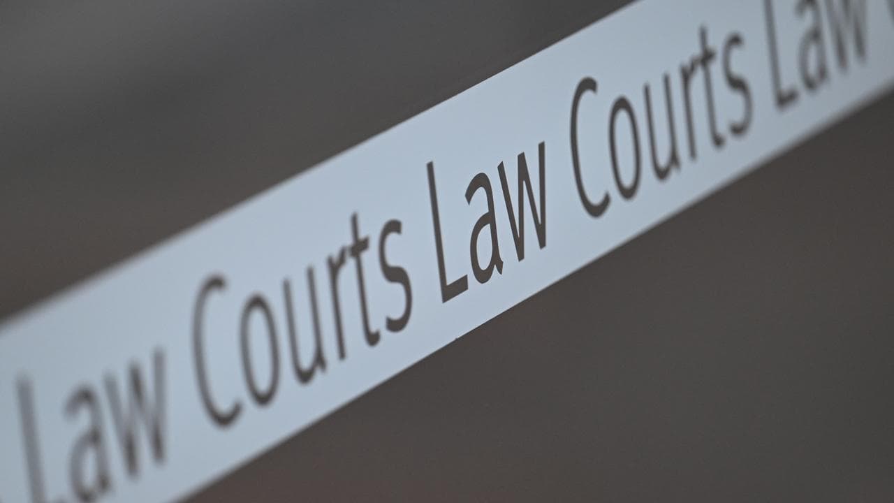 Law Courts signage (file image)