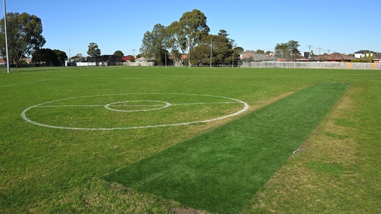 Oval at the Lalor Recreation Reserve in Melbourne