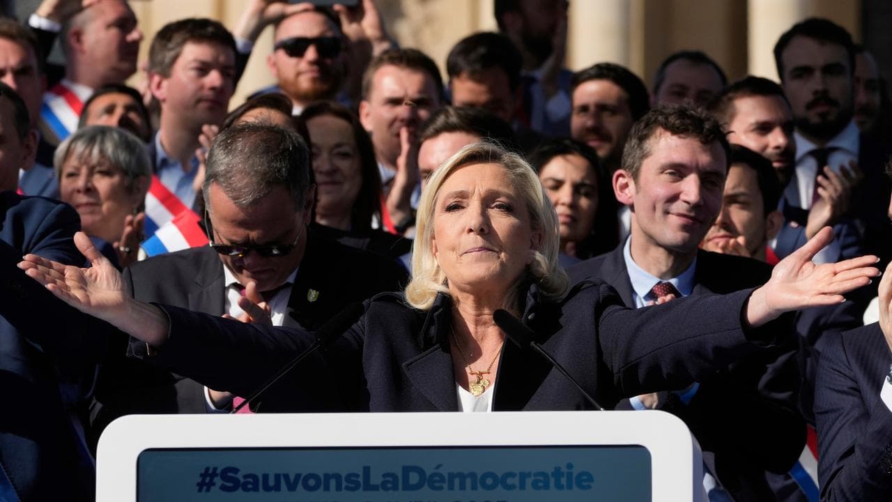 French far-right leader Marine Le Pen