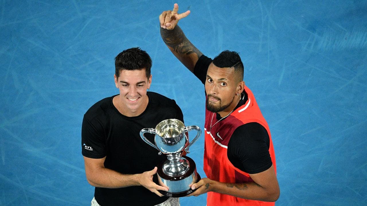 Thanasi Kokkinakis and Nick Kyrgios.