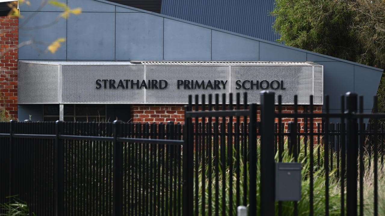 Signage at Strathaird Primary School (file image)