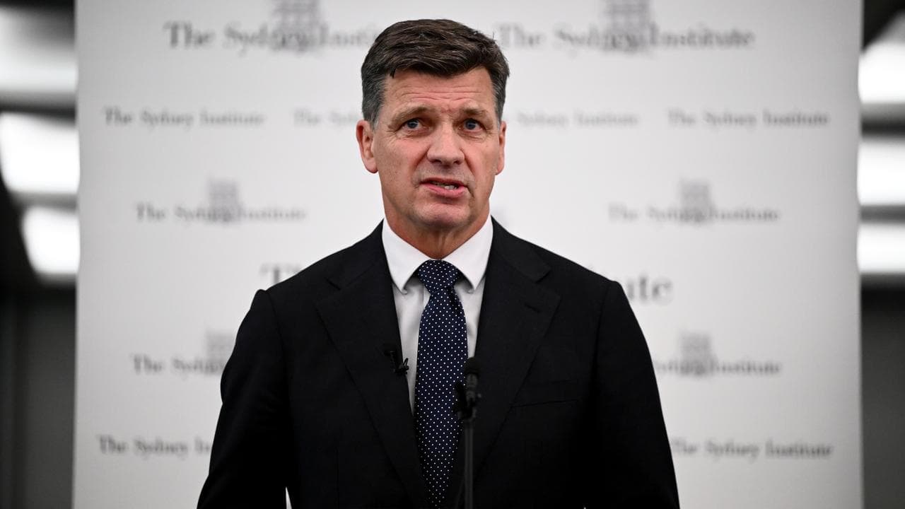 Angus Taylor delivers an address at The Sydney Institute