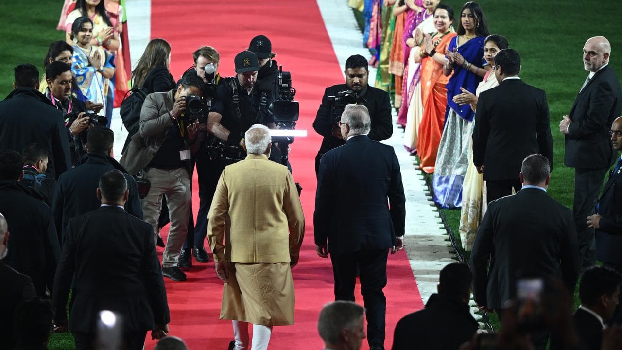 Narendra Modi and Anthony Albanese