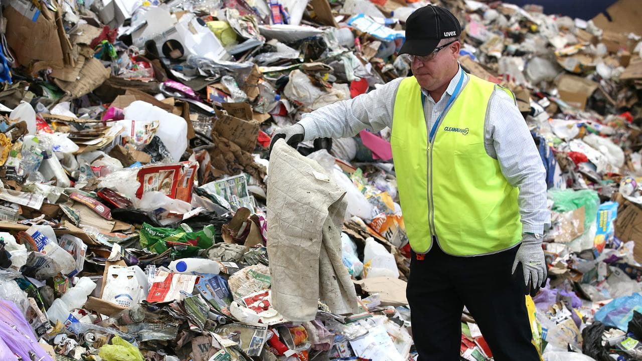 Waste destined for landfill (file)