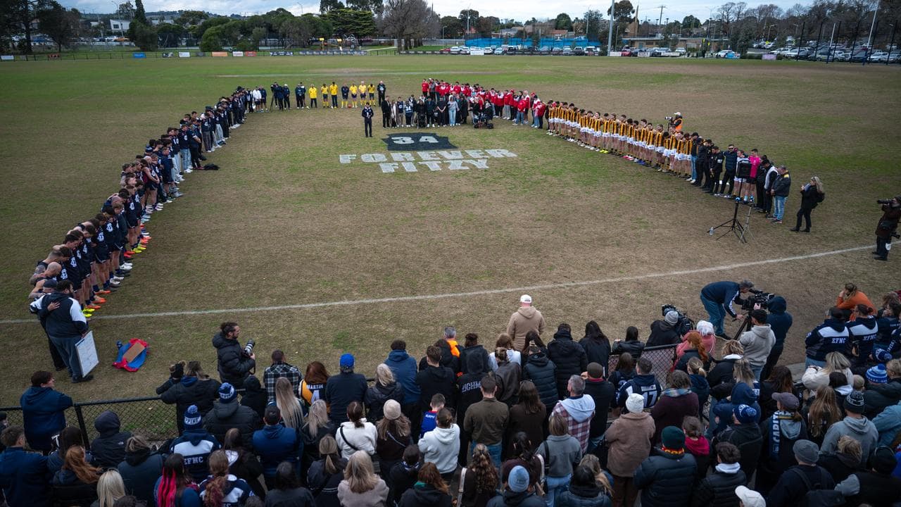 A memorial service for Nathan Fitzgerald
