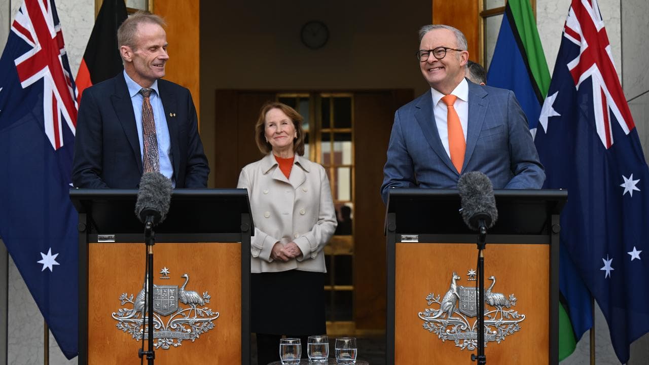 Richard Scolyer and Anthony Albanese