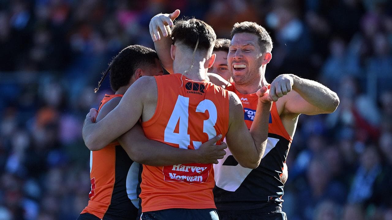 GWS captain Toby Greene (right)
