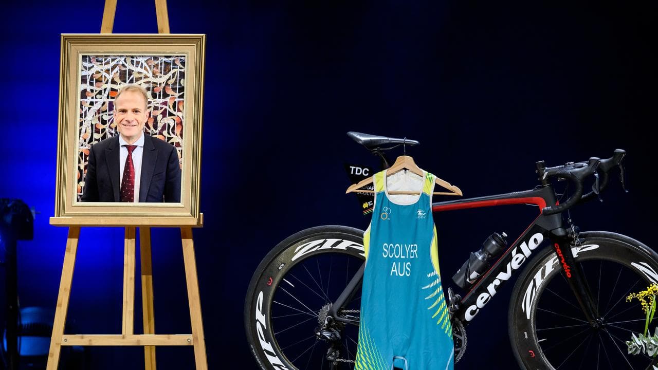 Professor Richard Scolyer's bike