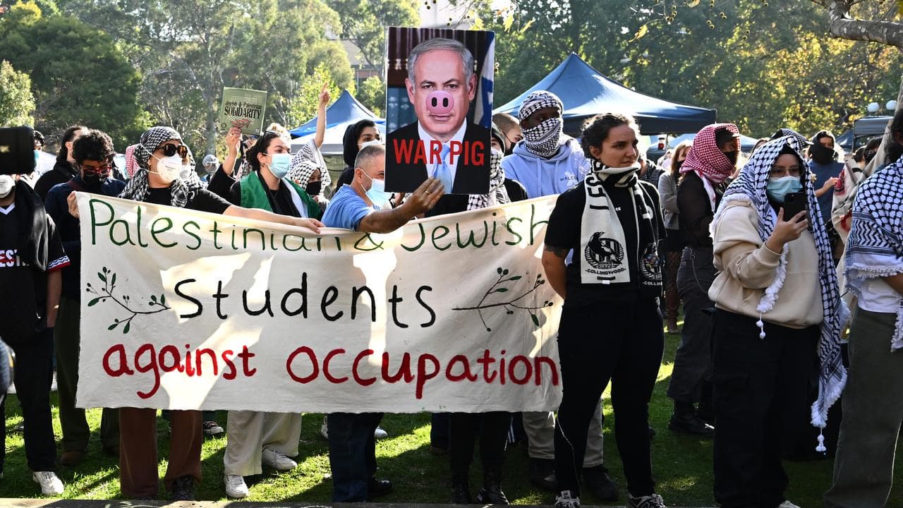 Students at the University of Melbourne (file image)