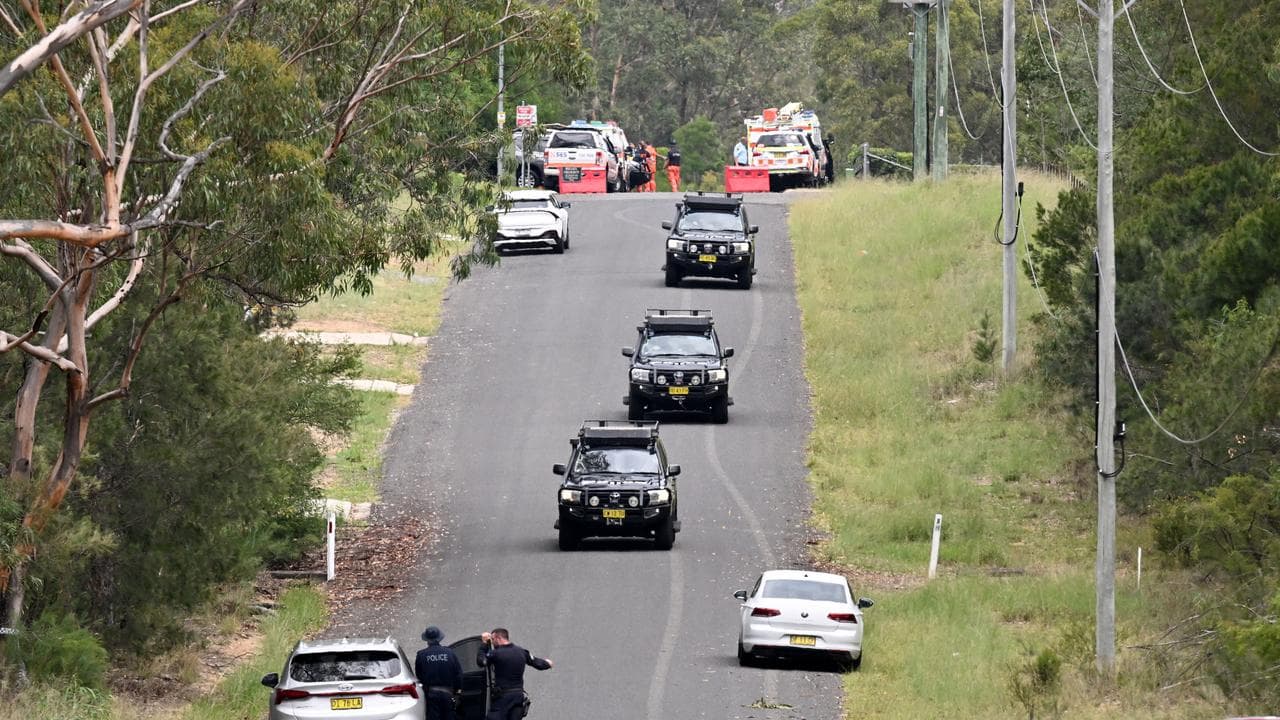 Police search