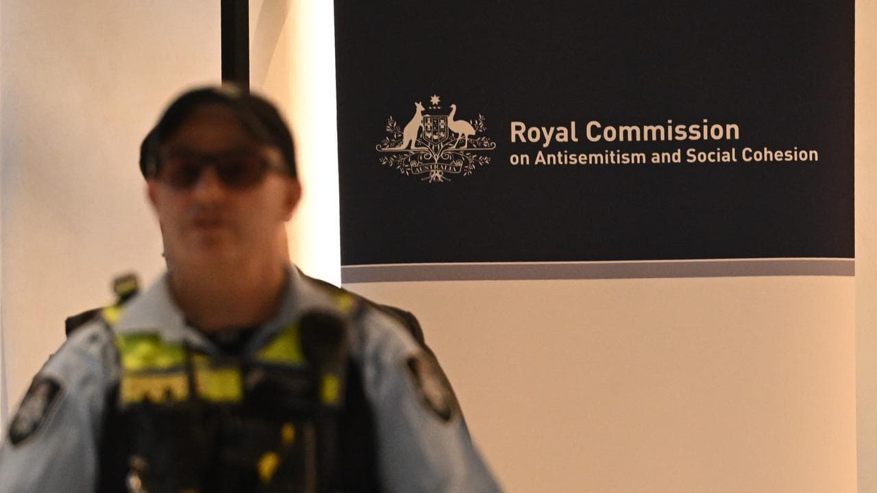 Signage for the royal commission (file image)