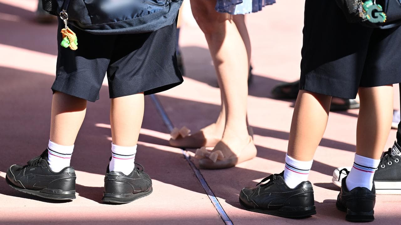 Students on first day of school (file image)