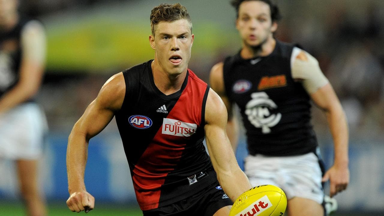 Jake Melksham played 114 games for Essendon.