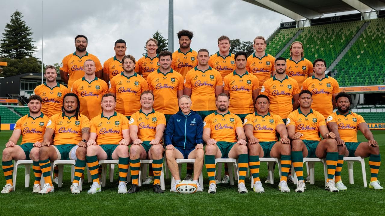Wallabies team photo.