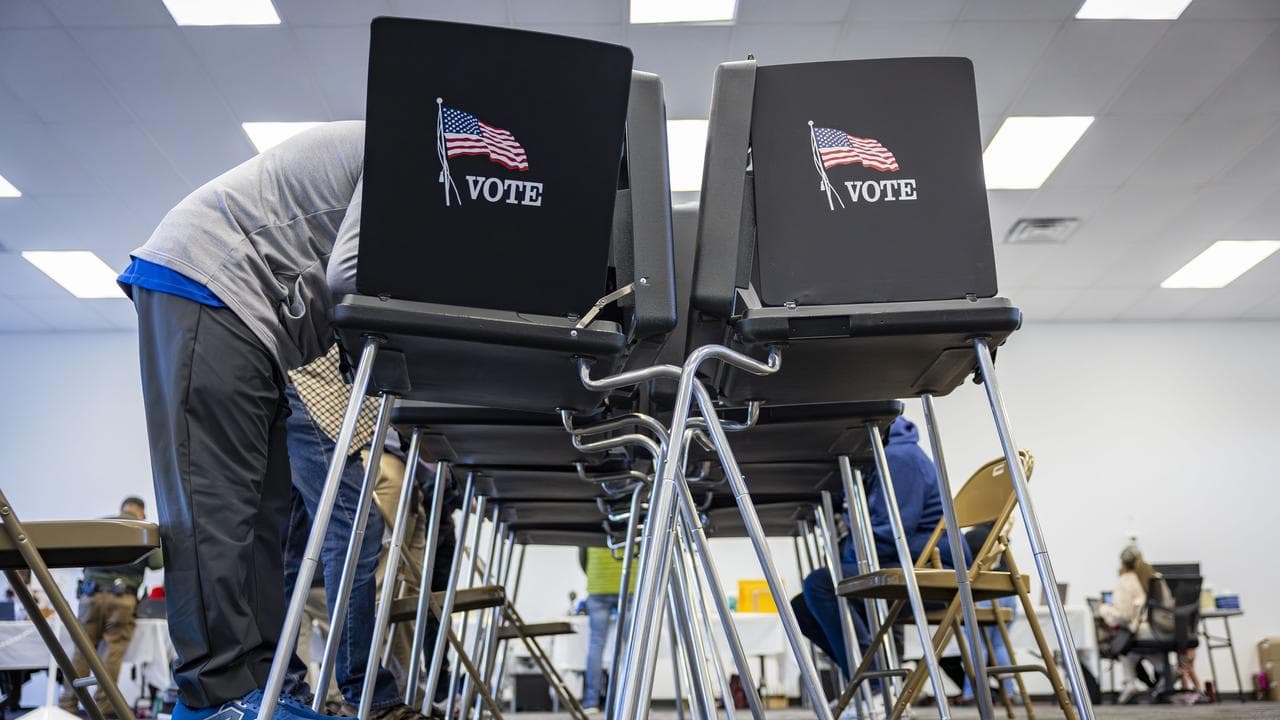 Voting in Albuquerque, New Mexico, in 2024