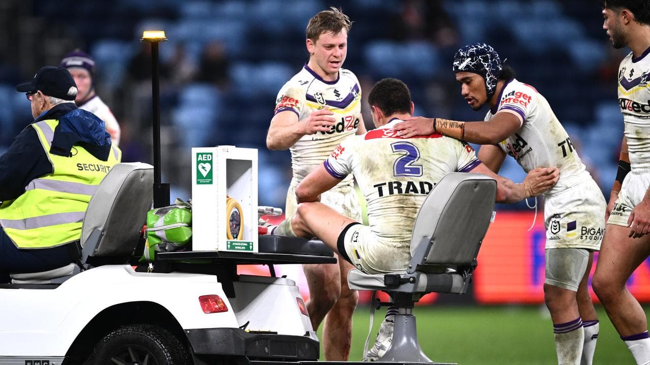 Storm teammates consoled an emotional Will Warbrick