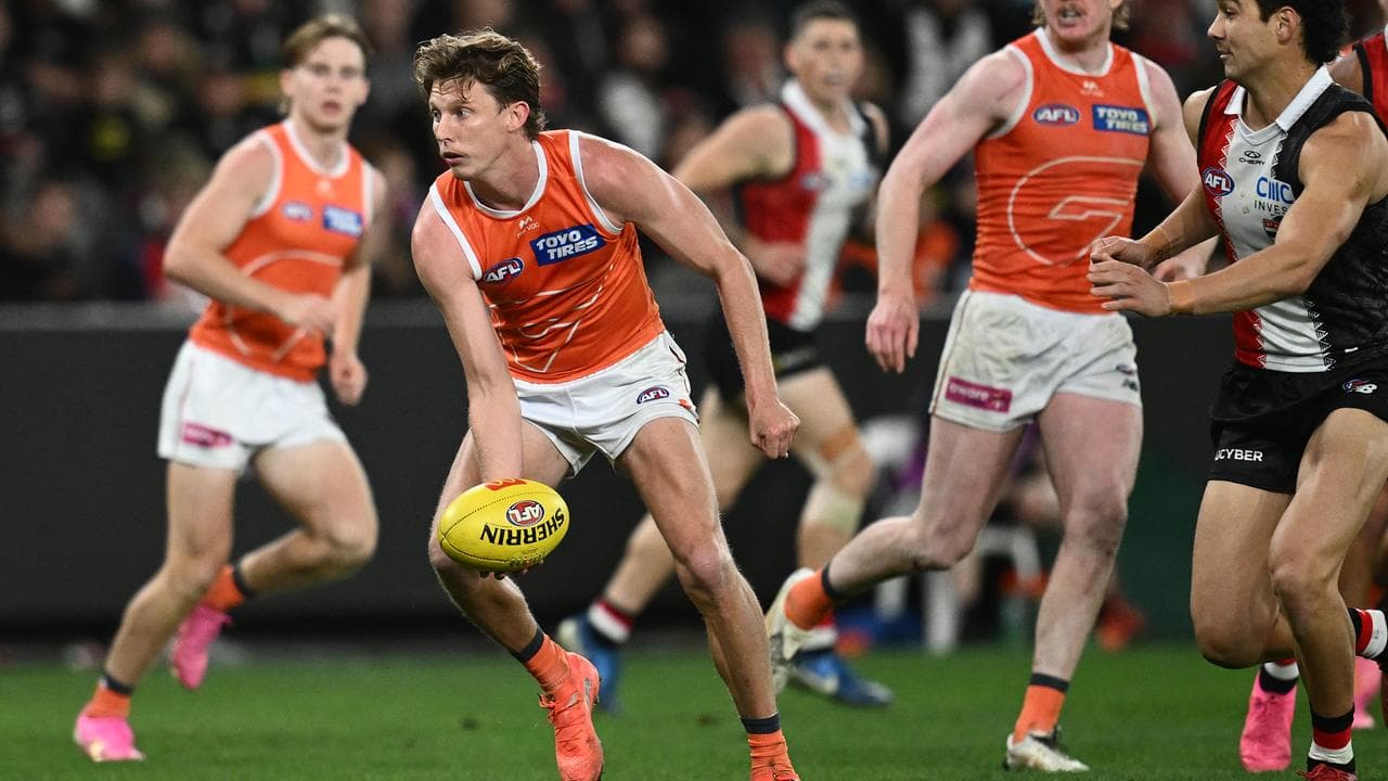 GWS defender Lachie Whitfield returns for the Giants.