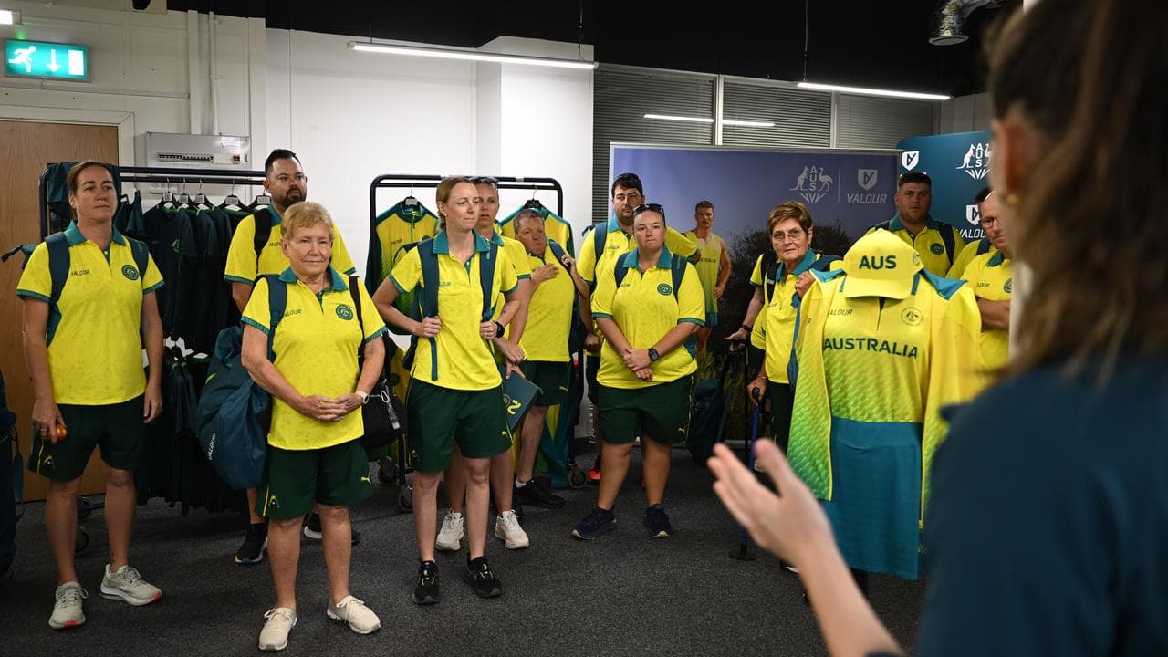 Members of the men’s and women’s